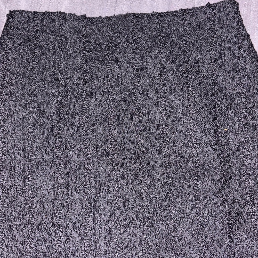 H&M Charcoal Textured Pencil Skirt